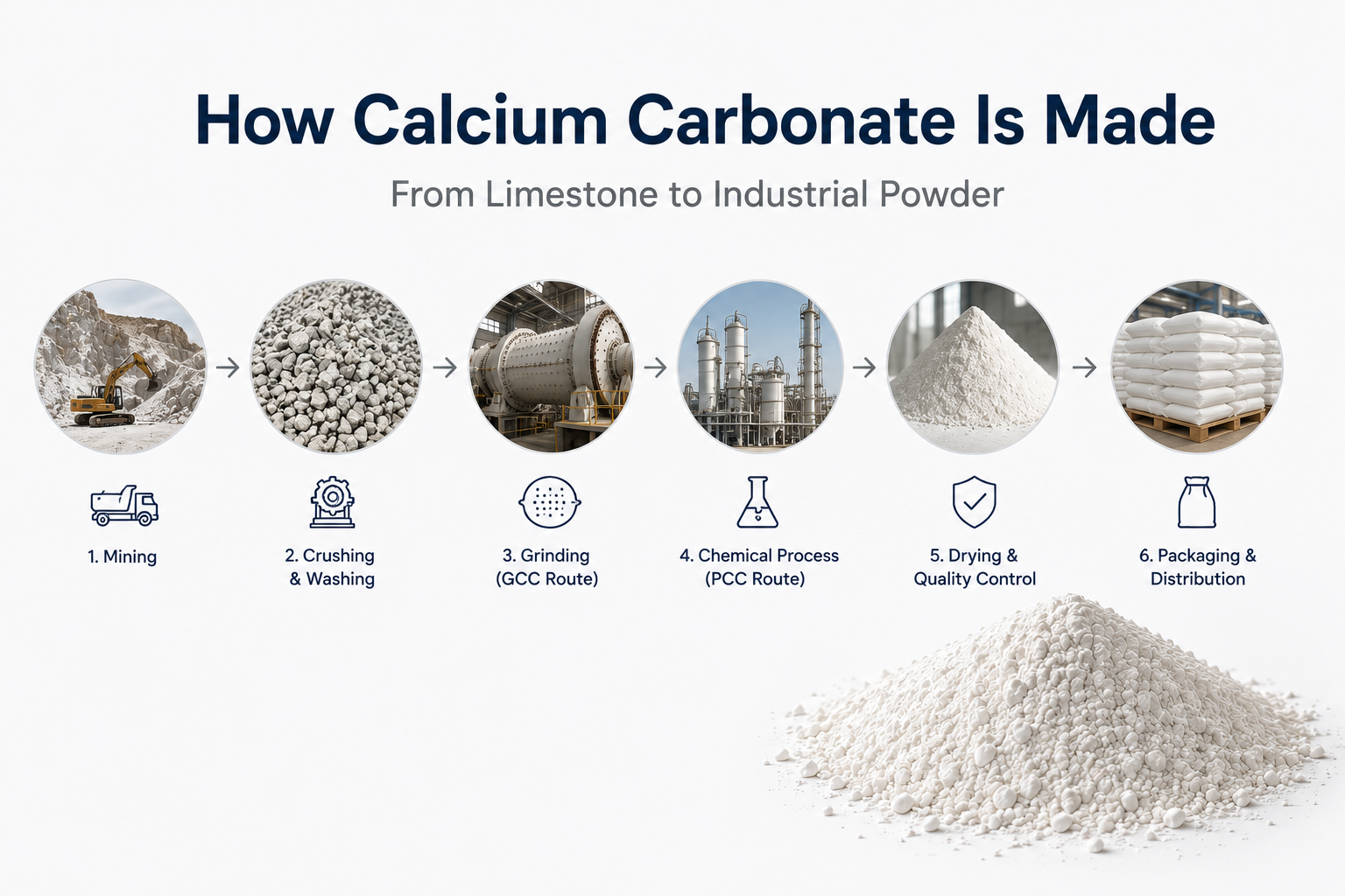 How Calcium Carbonate Is Made