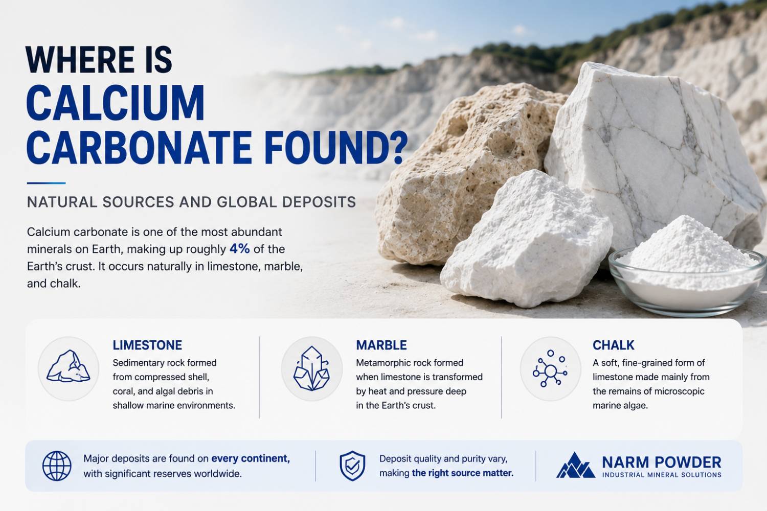 Calcium Carbonate Natural Sources