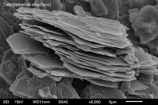 talc particle size